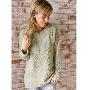 🆕 Northern Skies Wubby Pullover-Lime